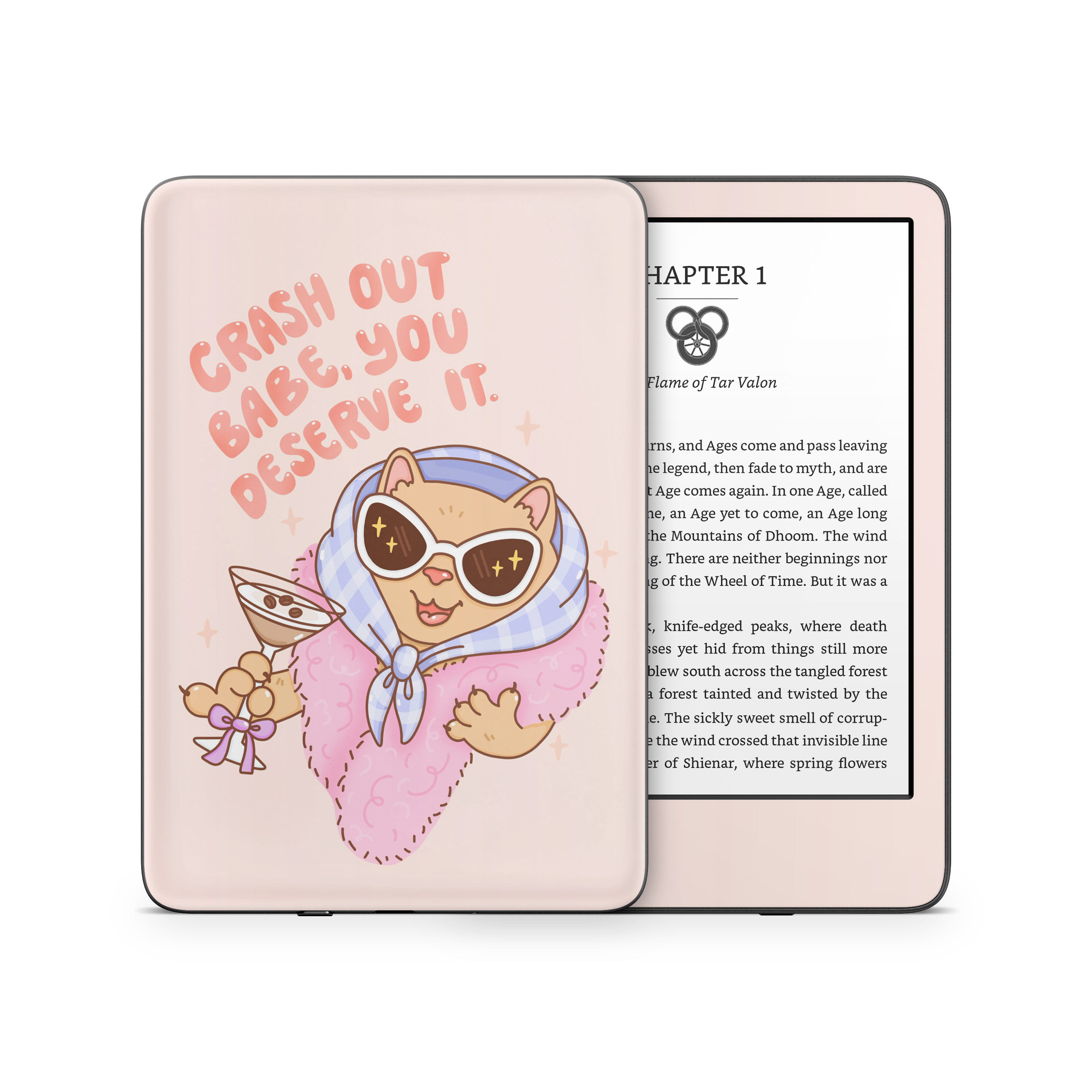 Crash Out Babe Kindle Skin