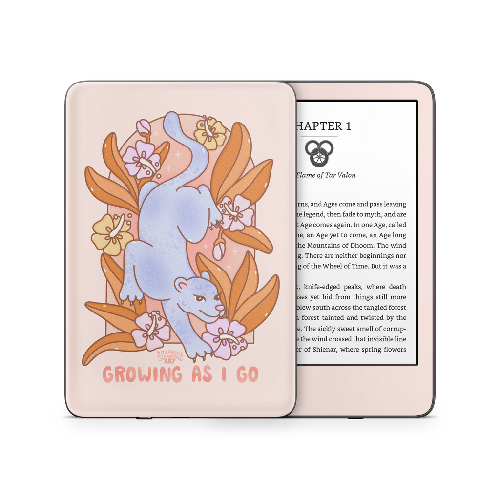 Growing As I Go Kindle Skin