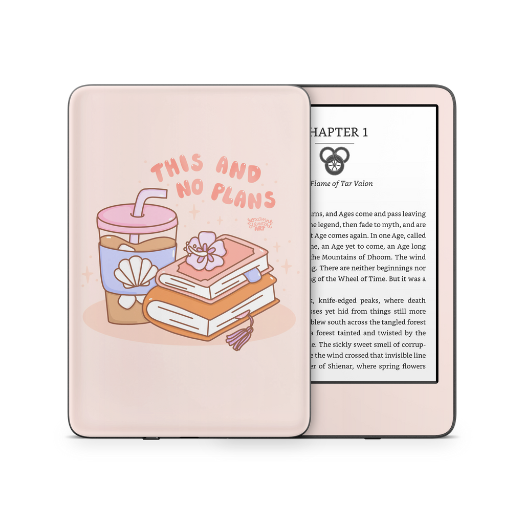 No Plans Kindle Skin