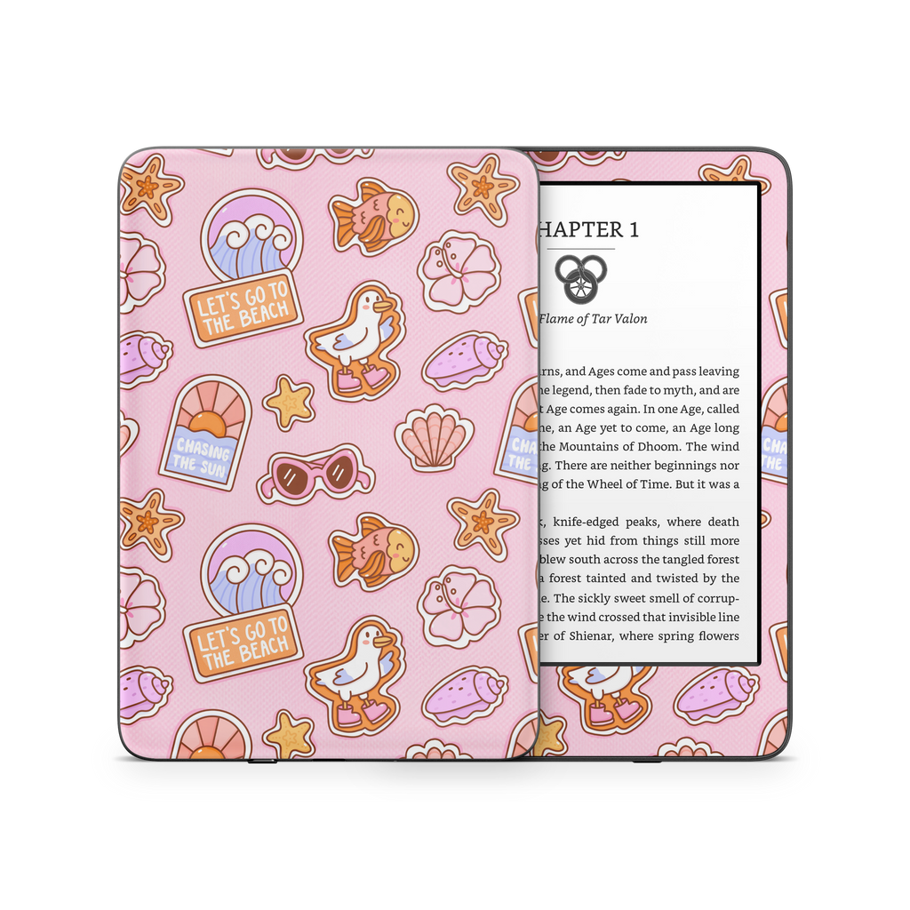 Patches Pink Kindle Skin