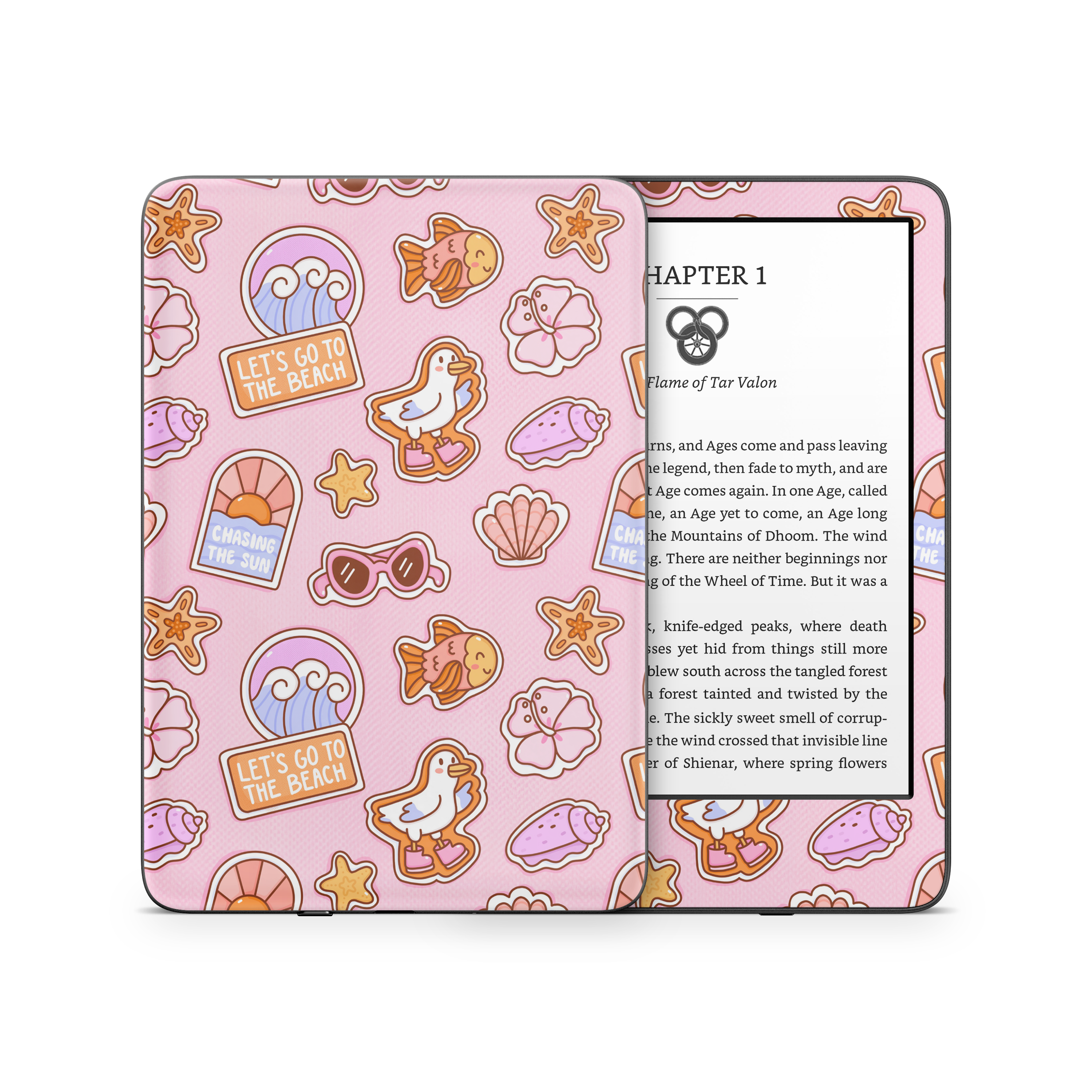 Patches Pink Kindle Skin