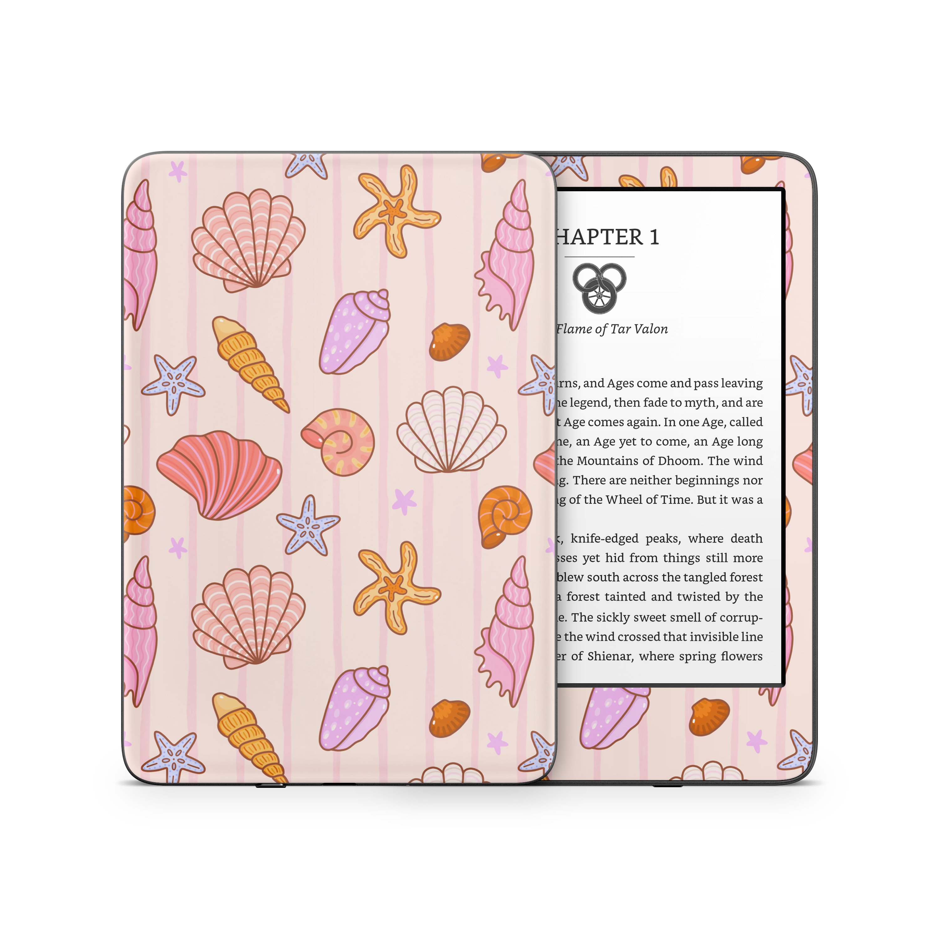 Seashells Kindle Skin