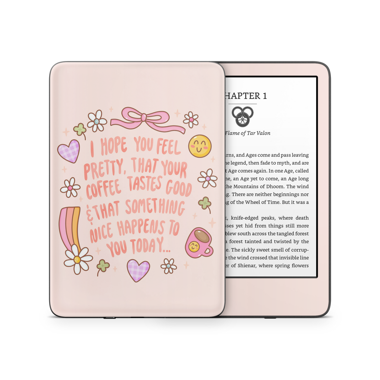 Something Nice Kindle Skin