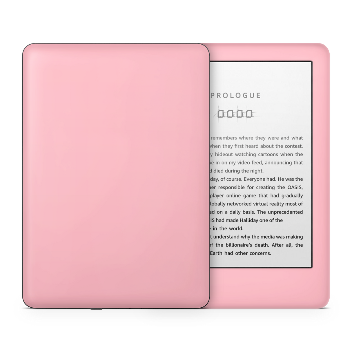 Pastel Pink Kindle eReader Skin