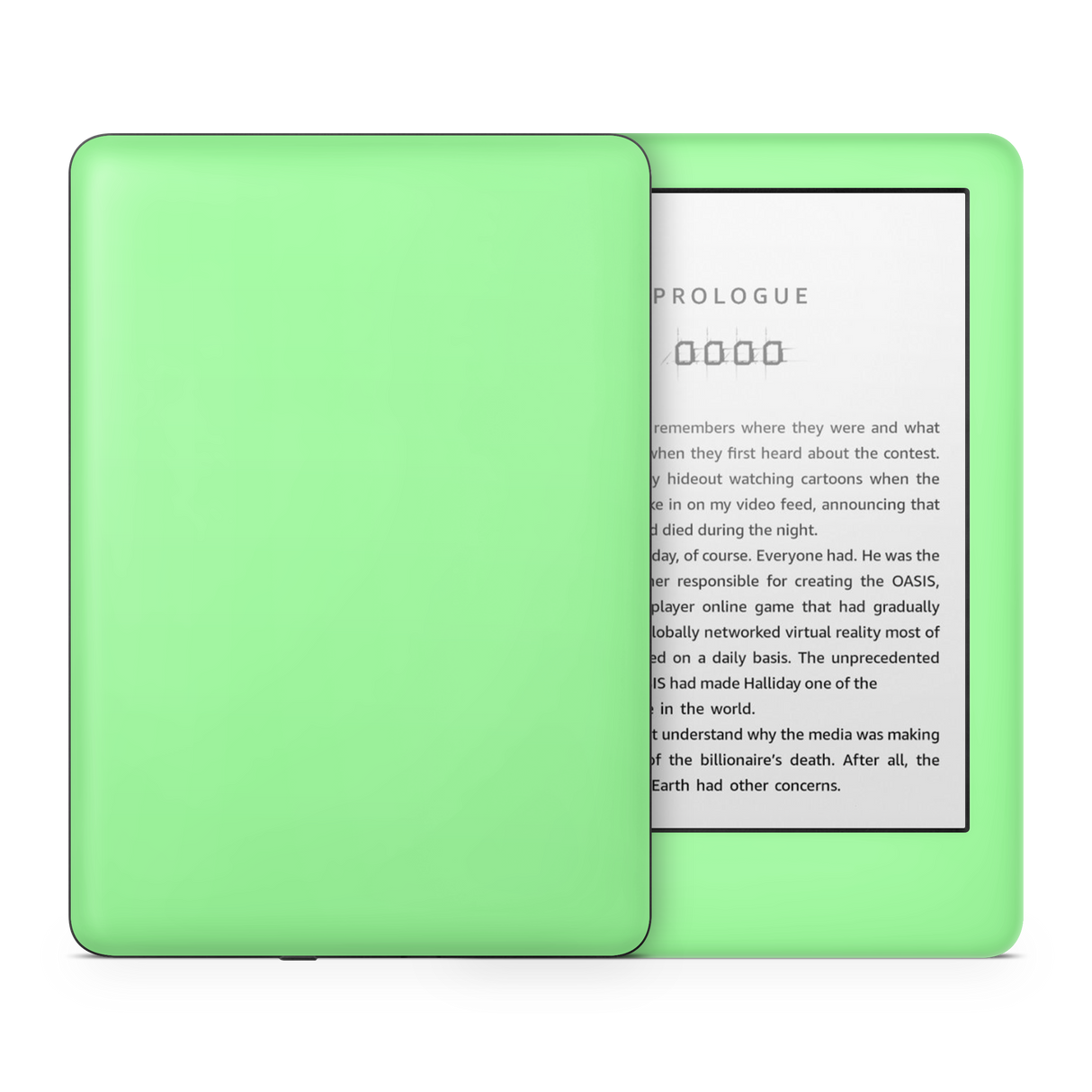 Mint Green Kindle eReader Skin