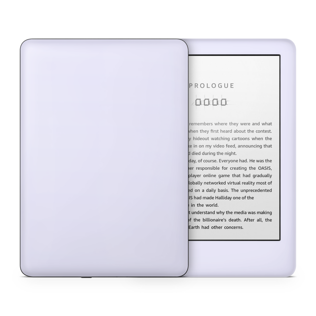 Lavender Kindle eReader Skin