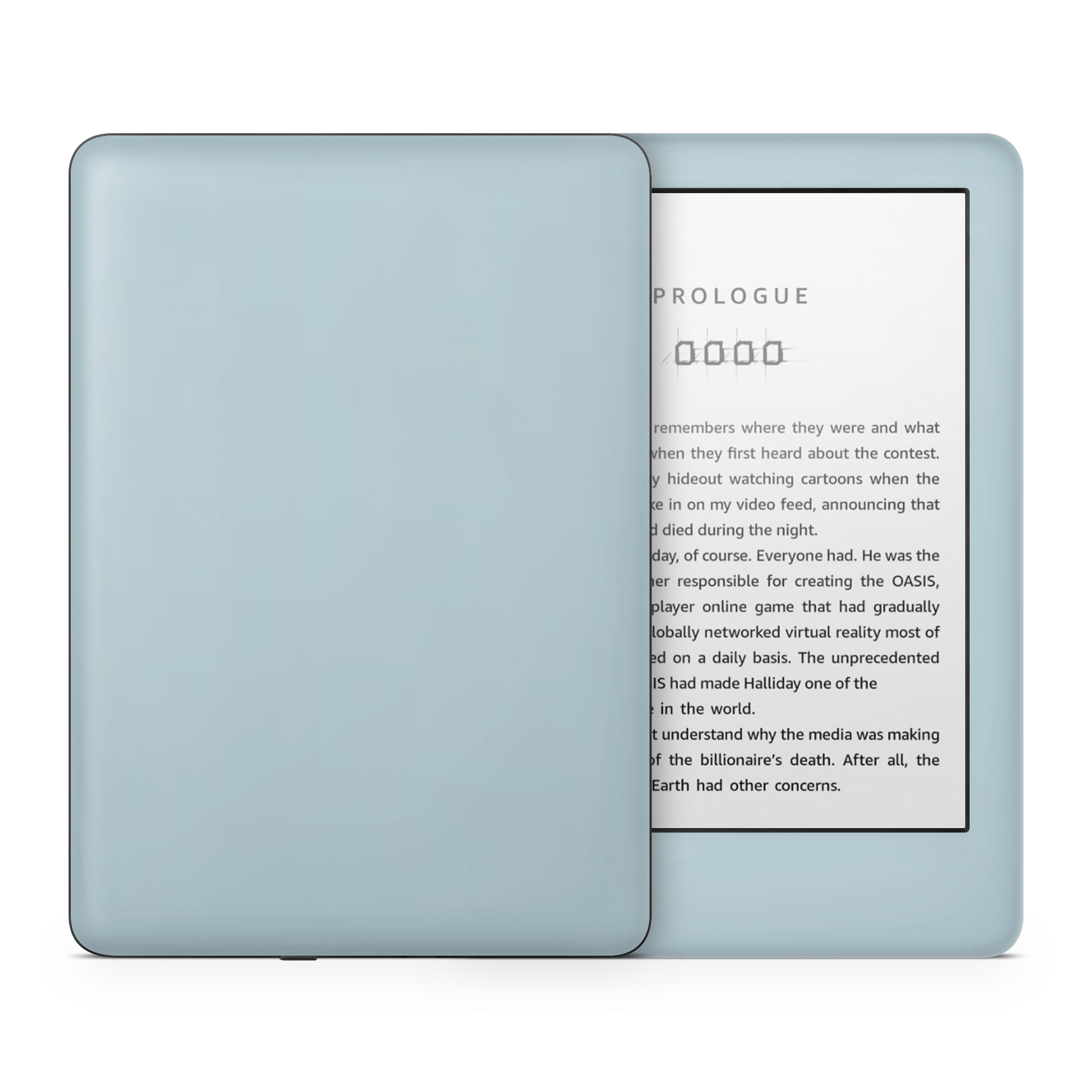 Baby Blue Kindle eReader Skin