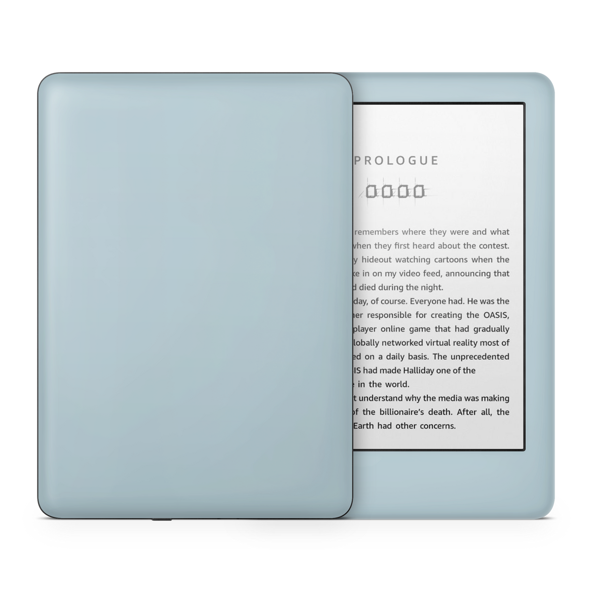 Baby Blue Kindle eReader Skin
