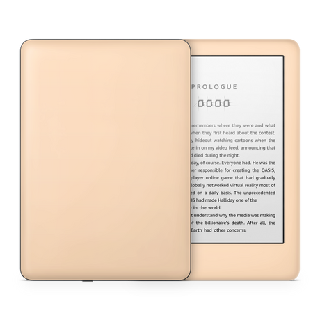 Peach Kindle eReader Skin