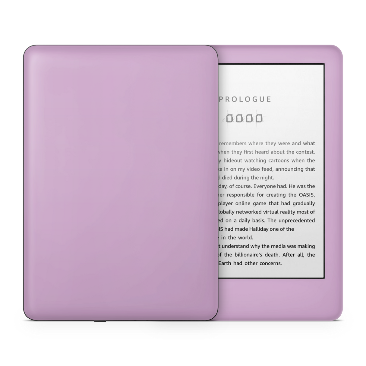 Soft Lilac Kindle eReader Skin