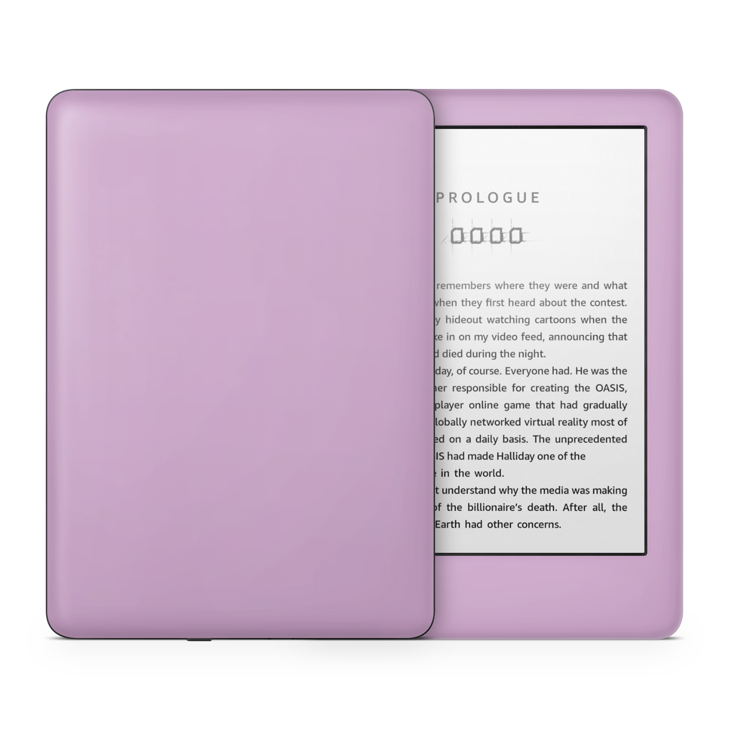 Soft Lilac Kindle eReader Skin