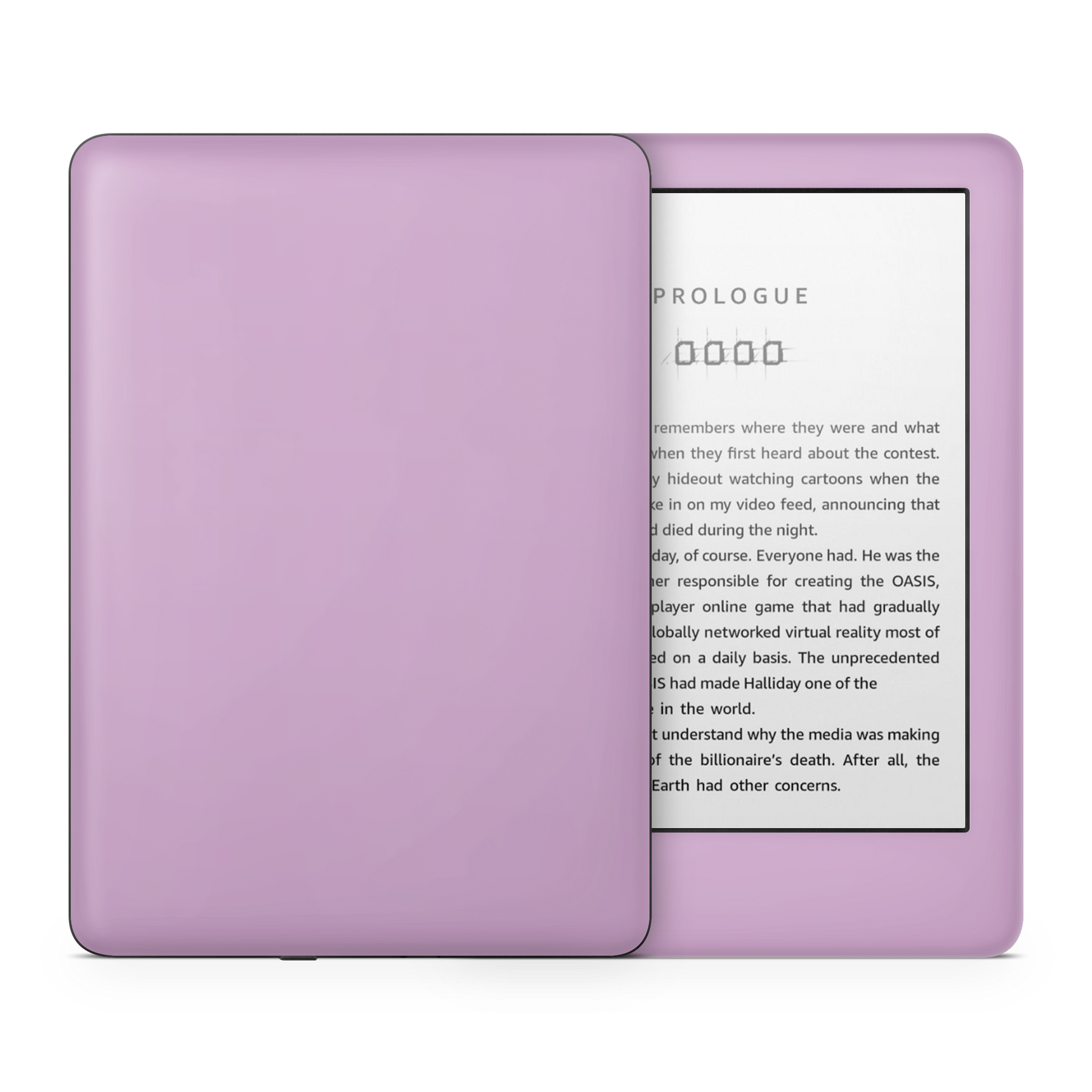 Soft Lilac Kindle eReader Skin