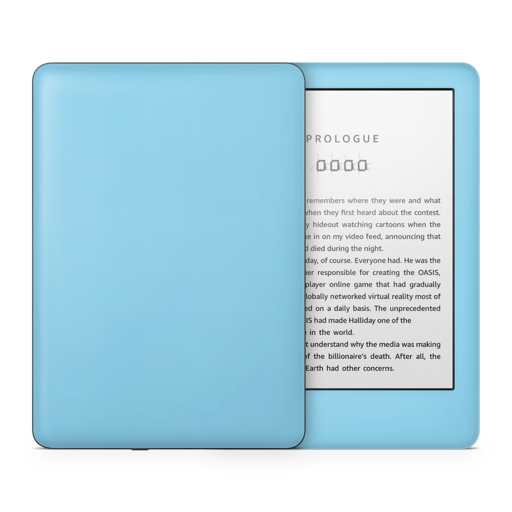 Sky Blue Kindle eReader Skin