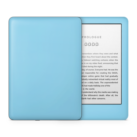 Sky Blue Kindle eReader Skin