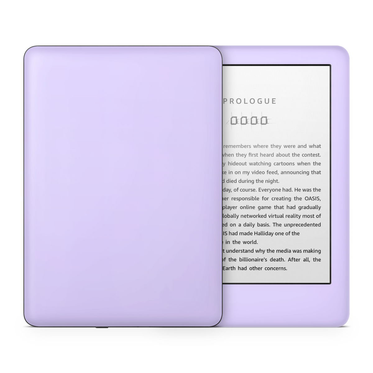 Light Lavender Kindle eReader Skin