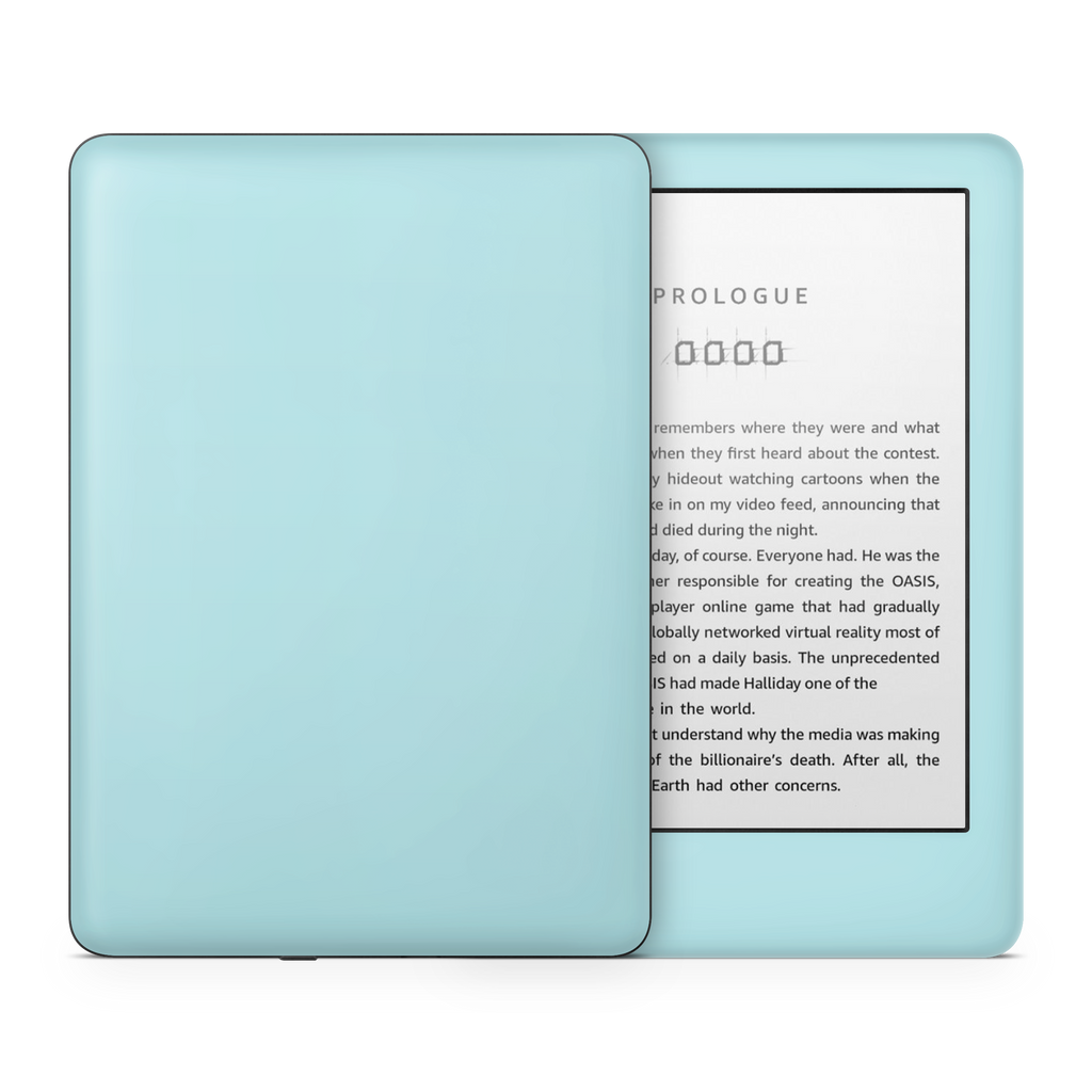 Powder Blue Kindle eReader Skin