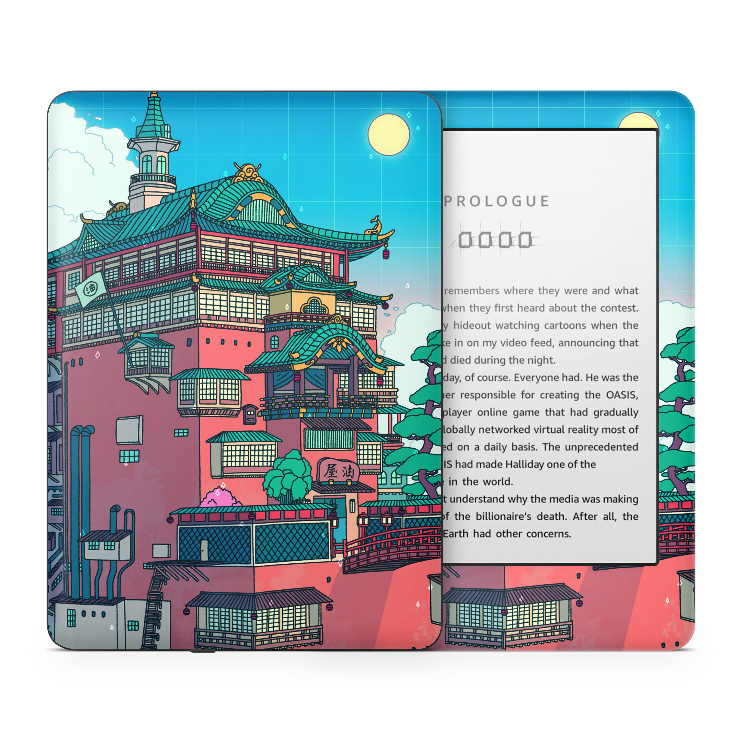 Bathhouse Day Kindle Skin