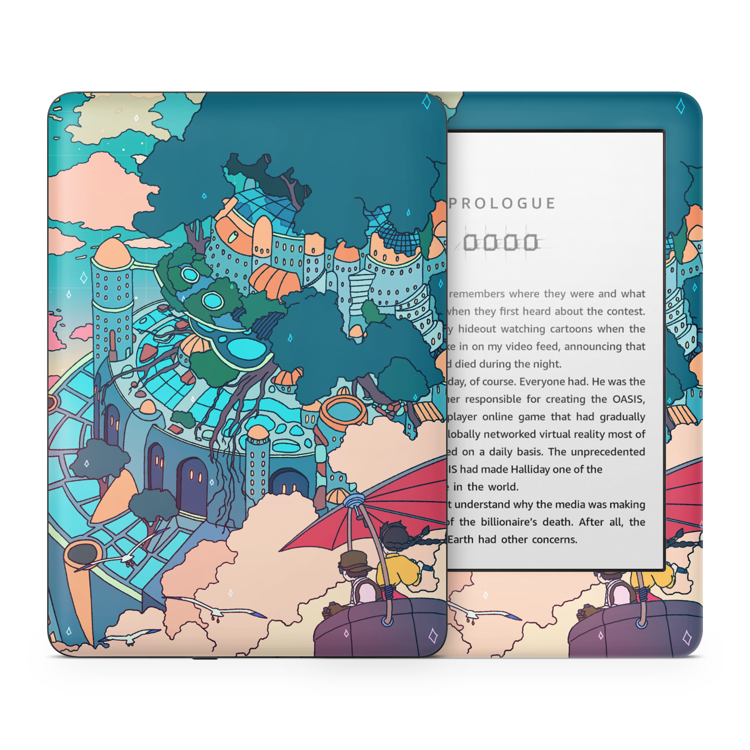 Castle in the Sky Kindle Skin