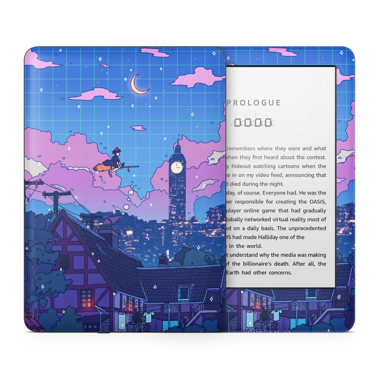 Night Flight Kindle Skin