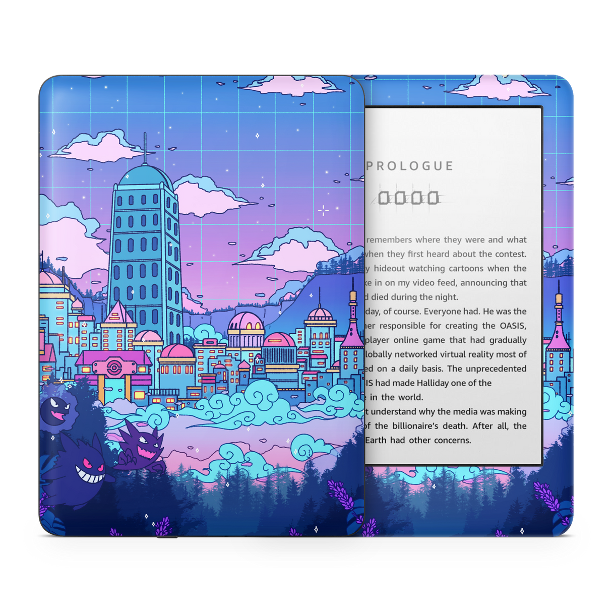 Lavender town Kindle Skin