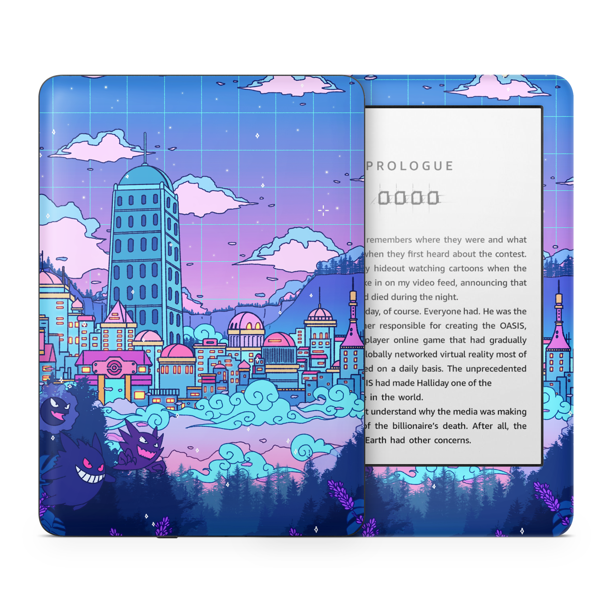 Lavender town Kindle Skin