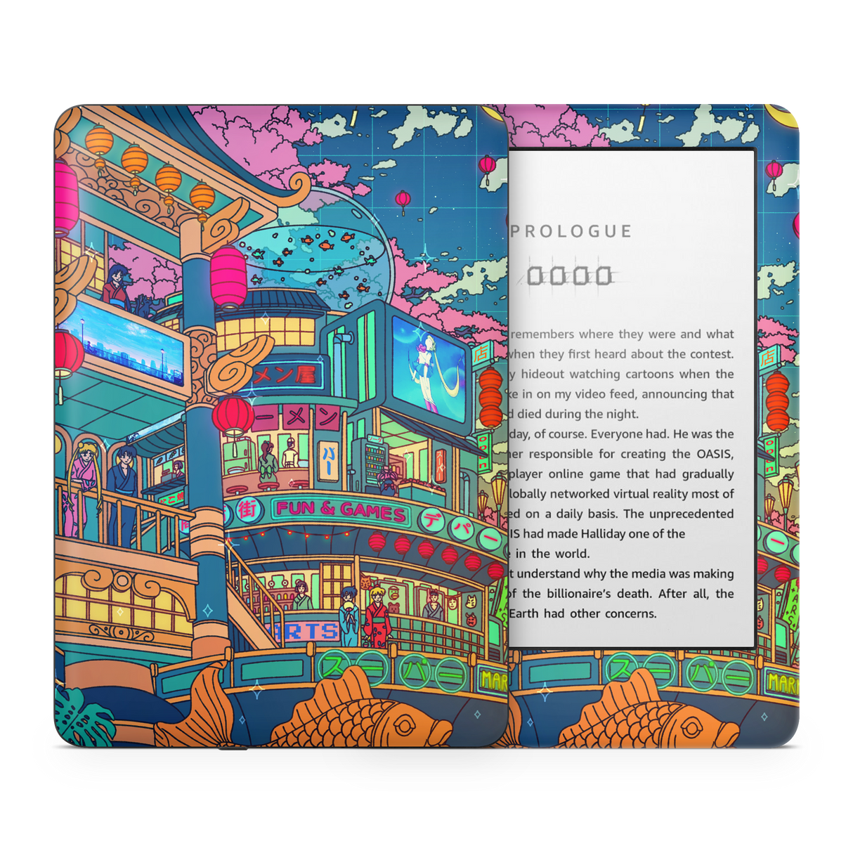 Moon festival Kindle Skin