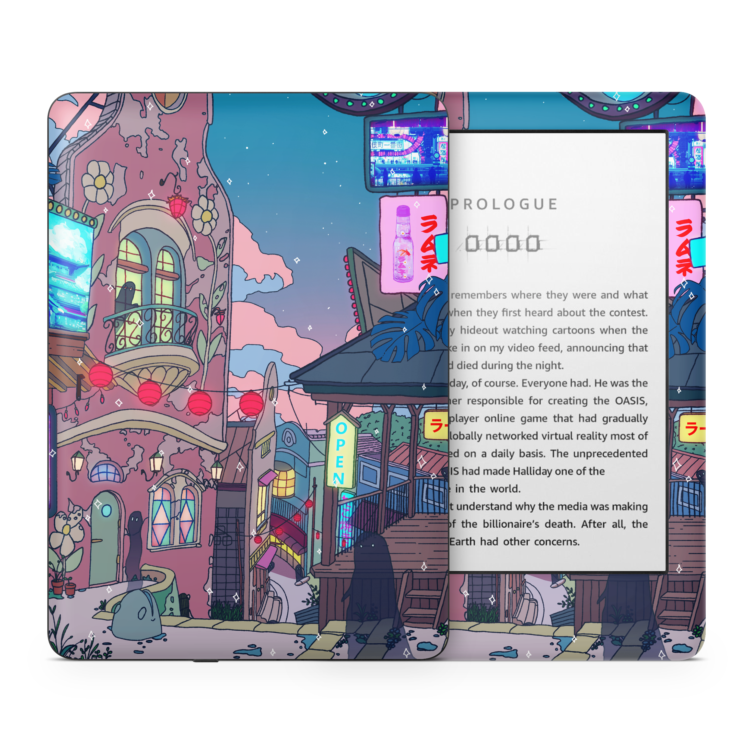Away & Chill Kindle Skin