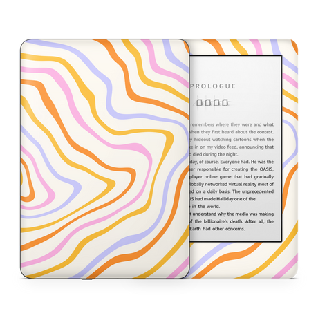 Abstract Rainbow Kindle Skin