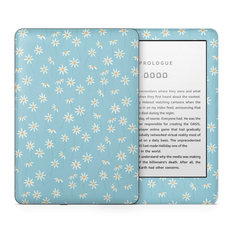 Daisy Blue Kindle Skin