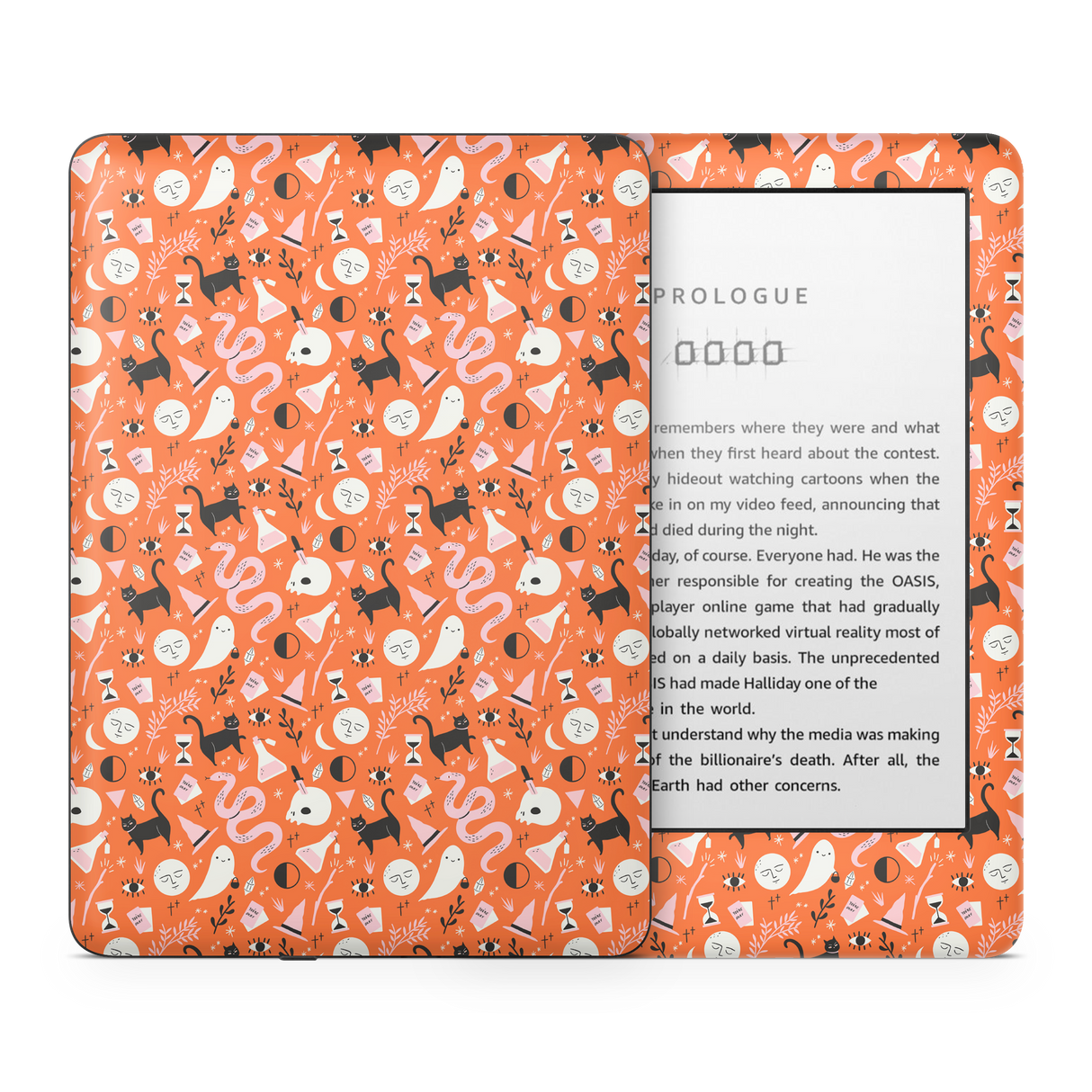 Halloween Pattern Kindle Skin