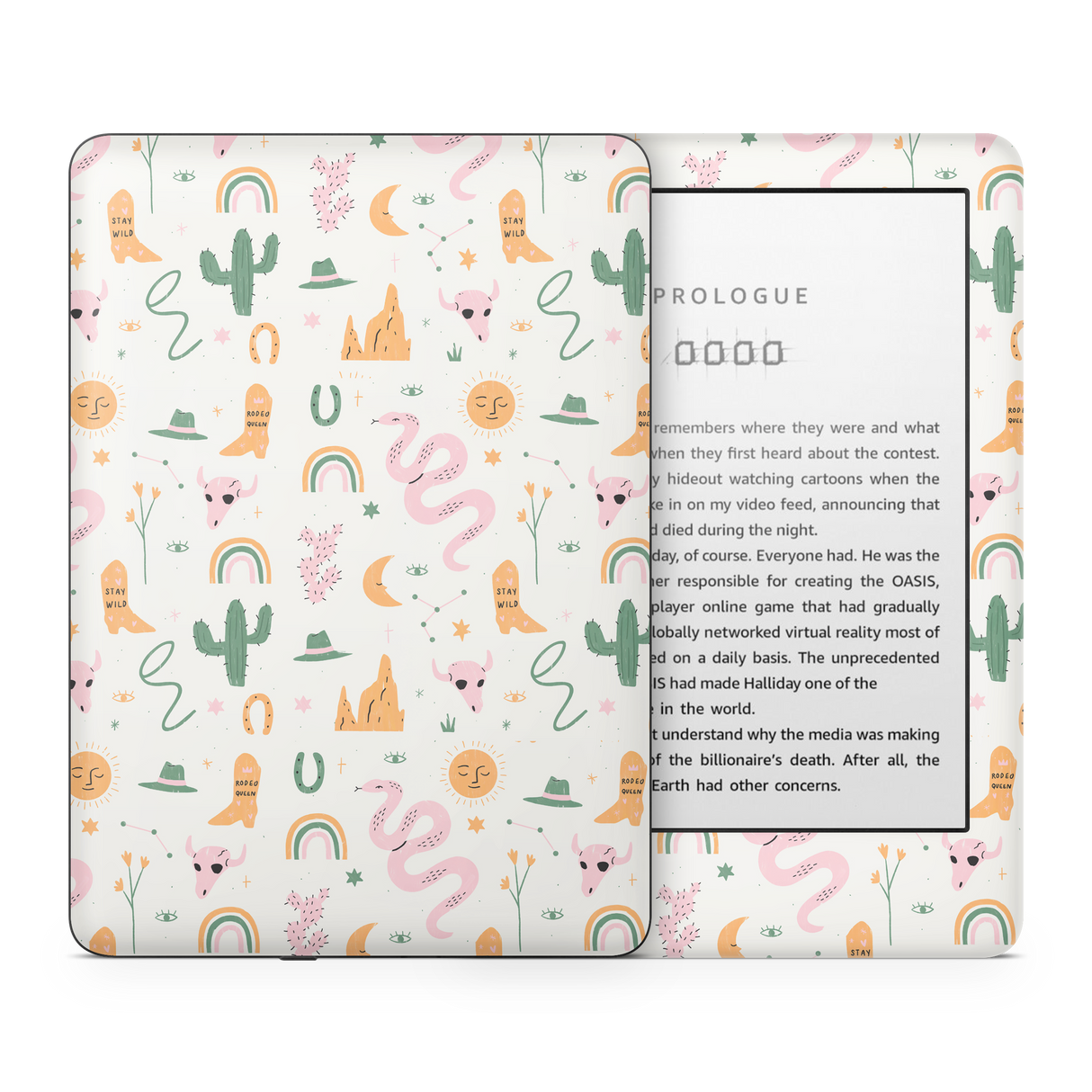 Wildwest Pattern Kindle Skin