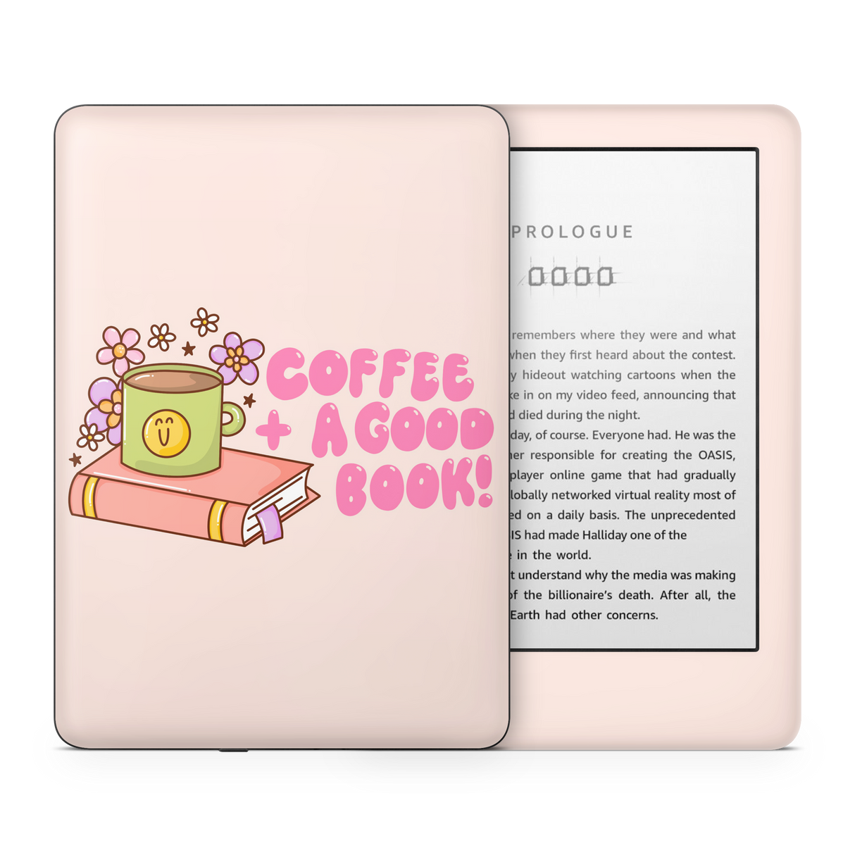 Coffee + Good Book Kindle Skin