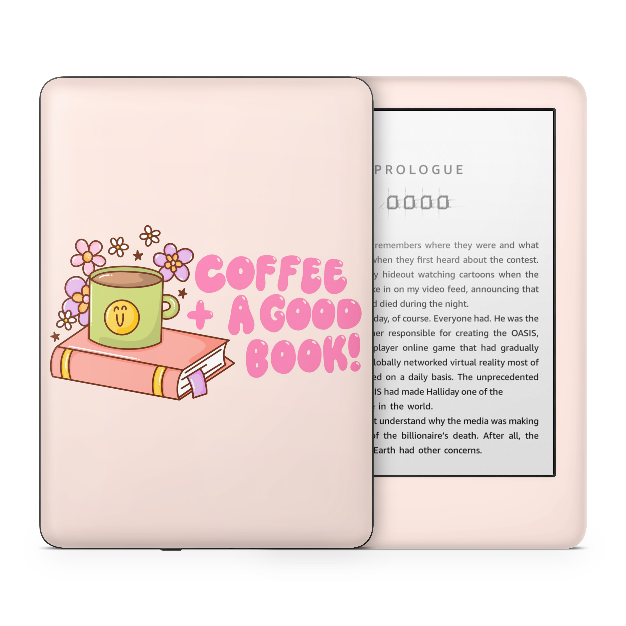 Coffee + Good Book Kindle Skin