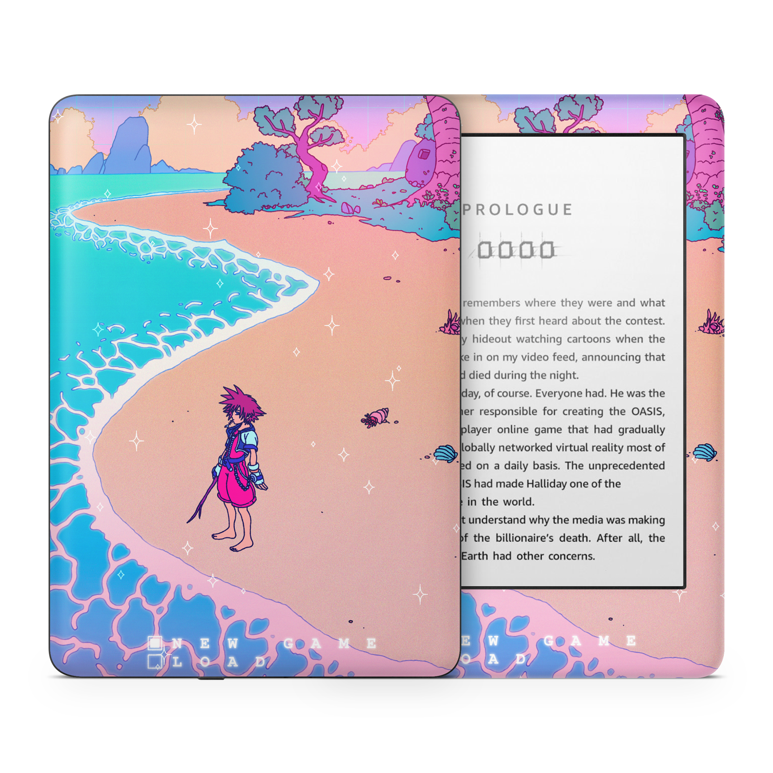 KH Waves Kindle Skin