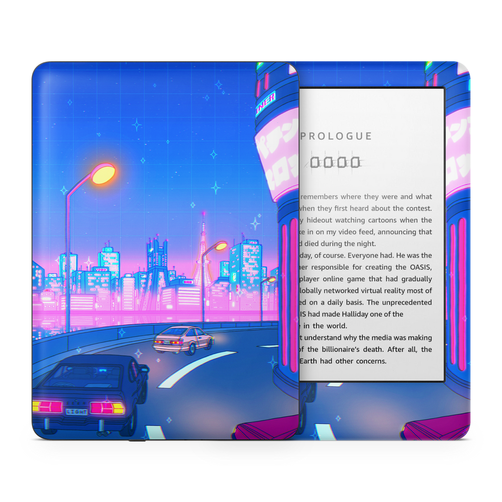 Late Night Drive Kindle Skin
