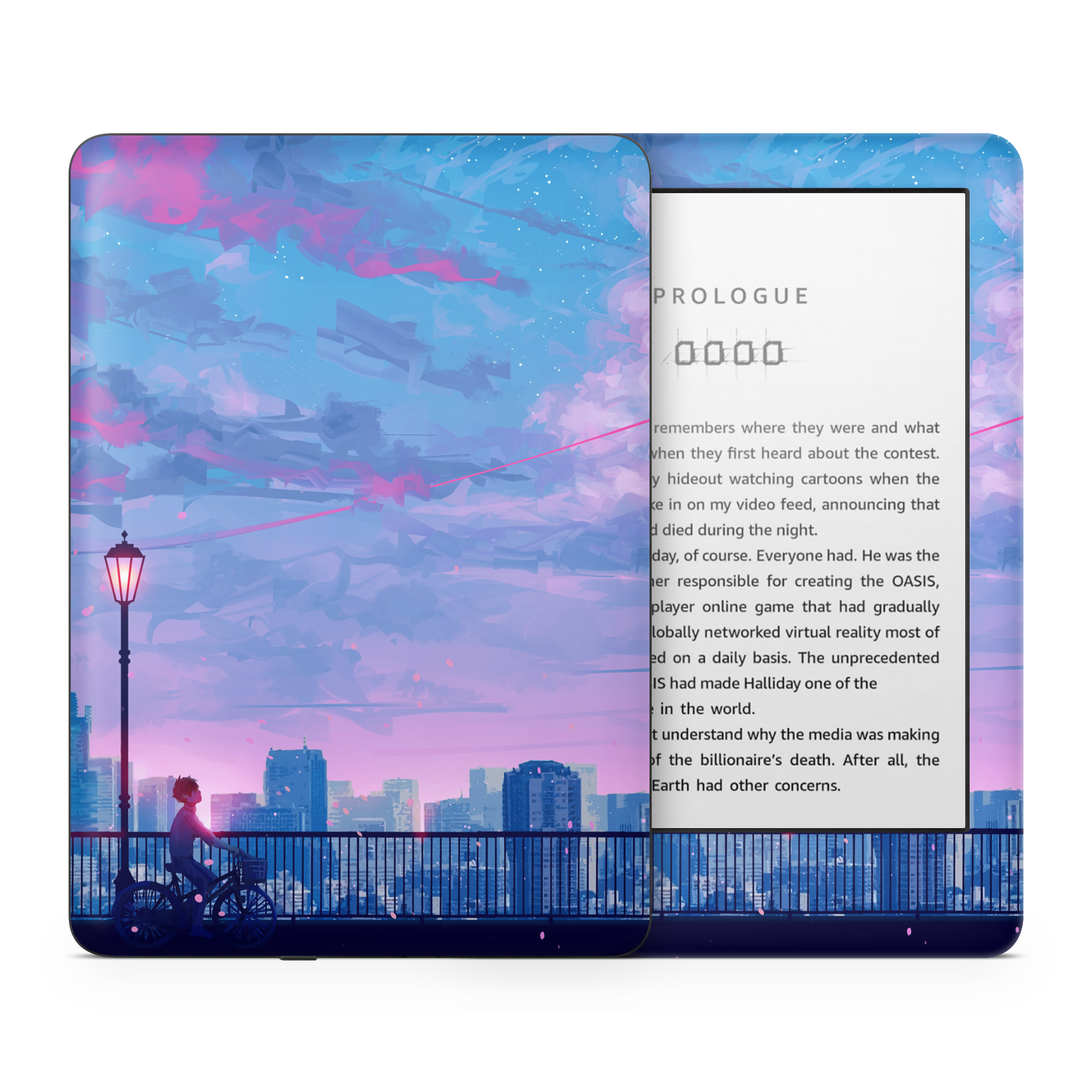 Let's Go Home Kindle Skin