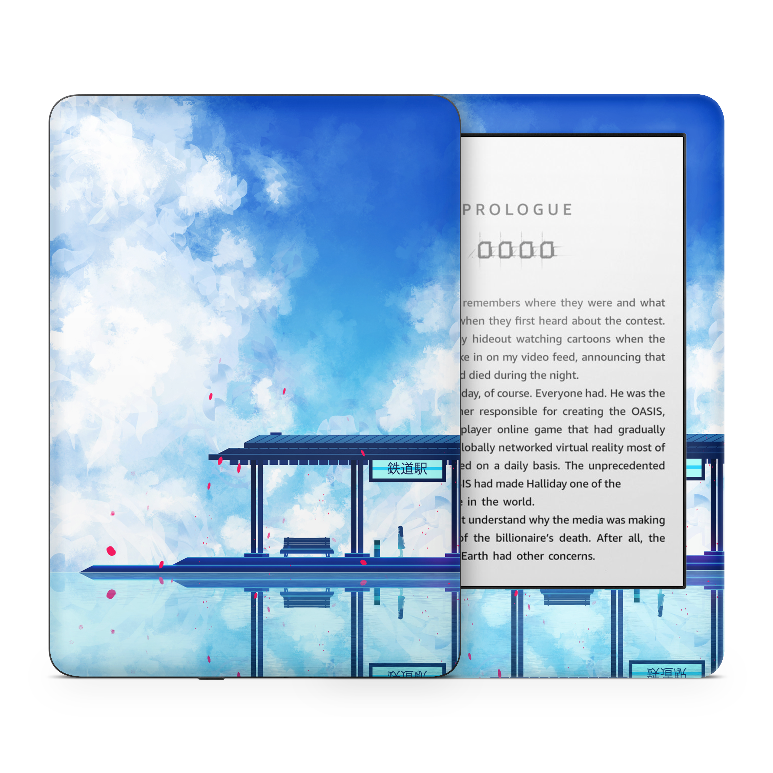 Waiting Kindle Skin