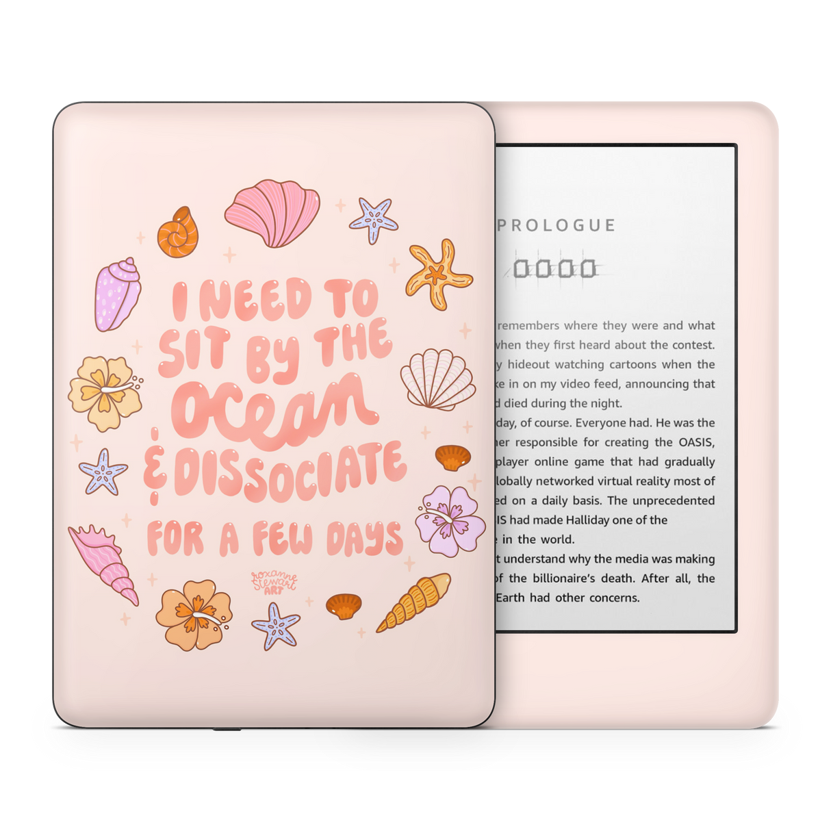 By The Ocean Kindle Skin