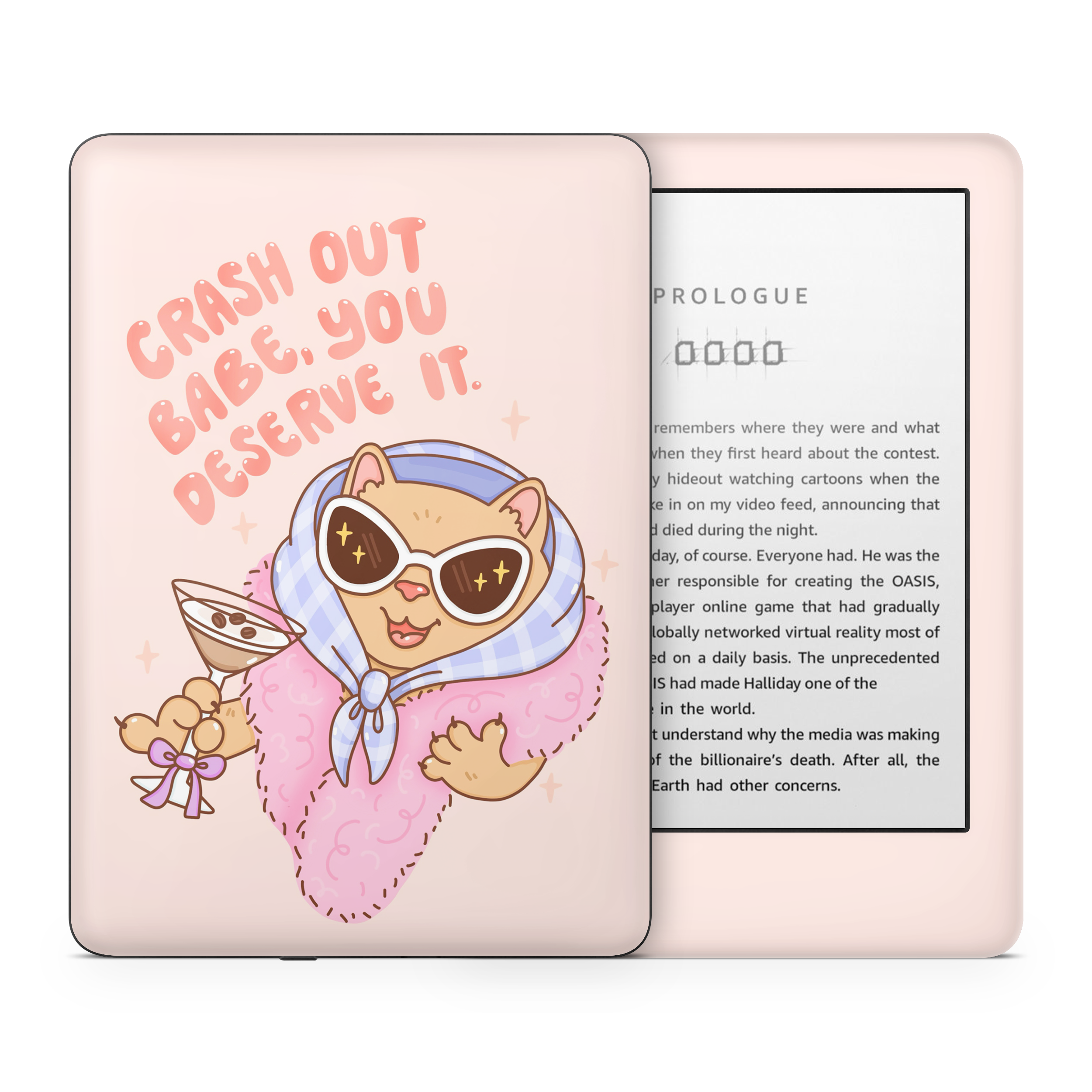 Crash Out Babe Kindle Skin