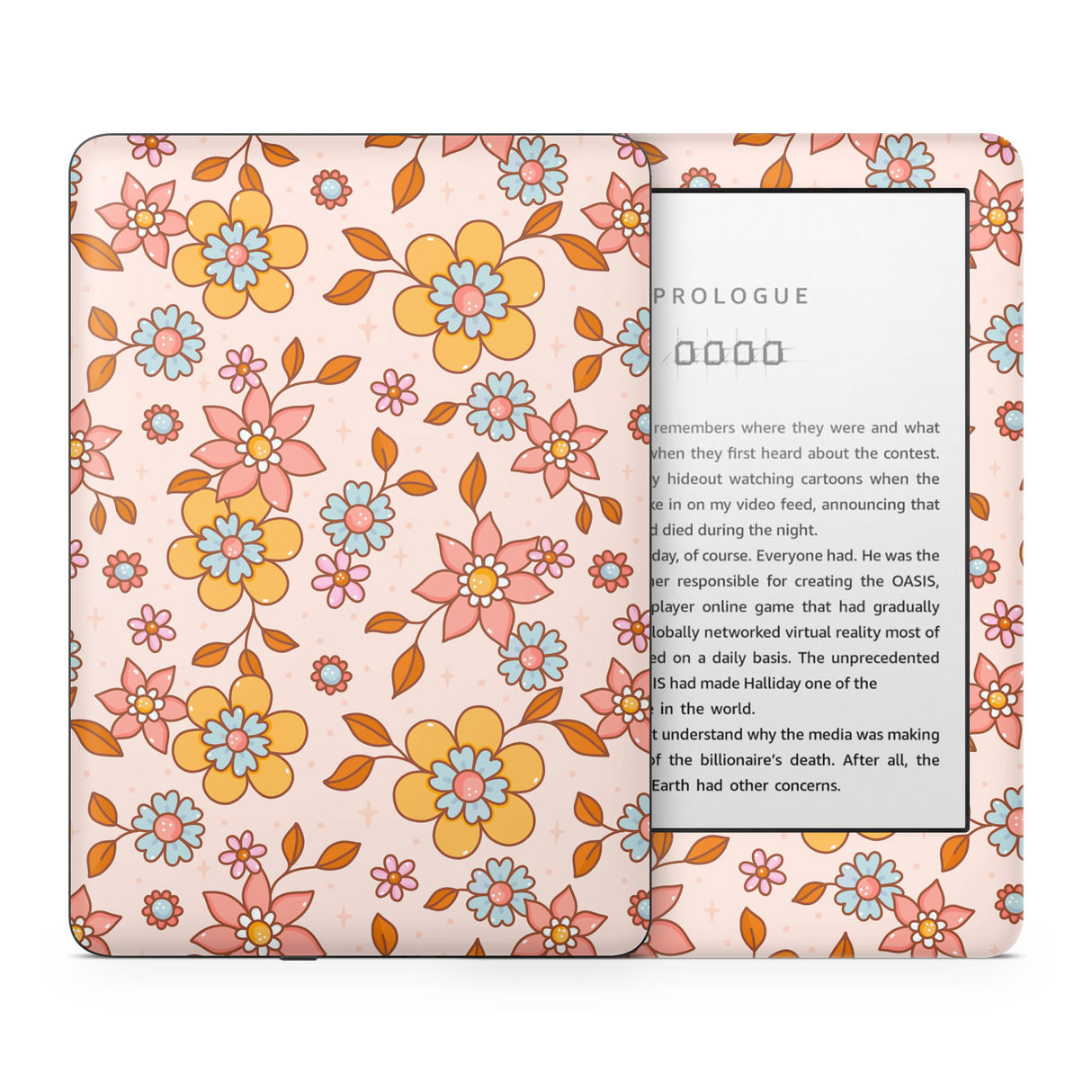 Fall Floral Kindle Skin