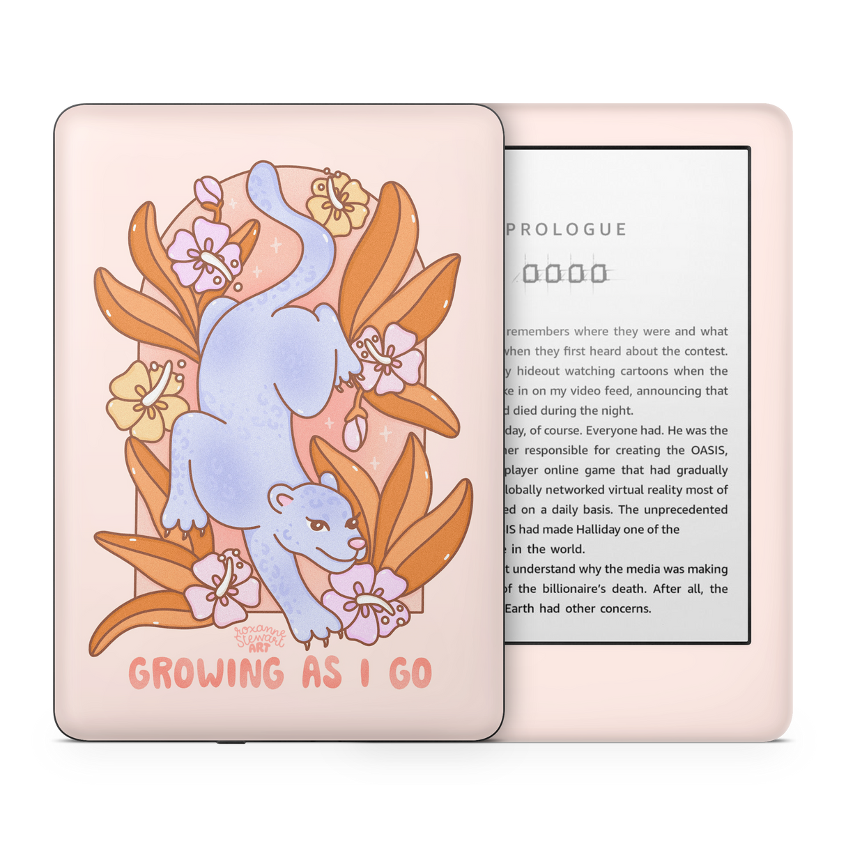 Growing As I Go Kindle Skin
