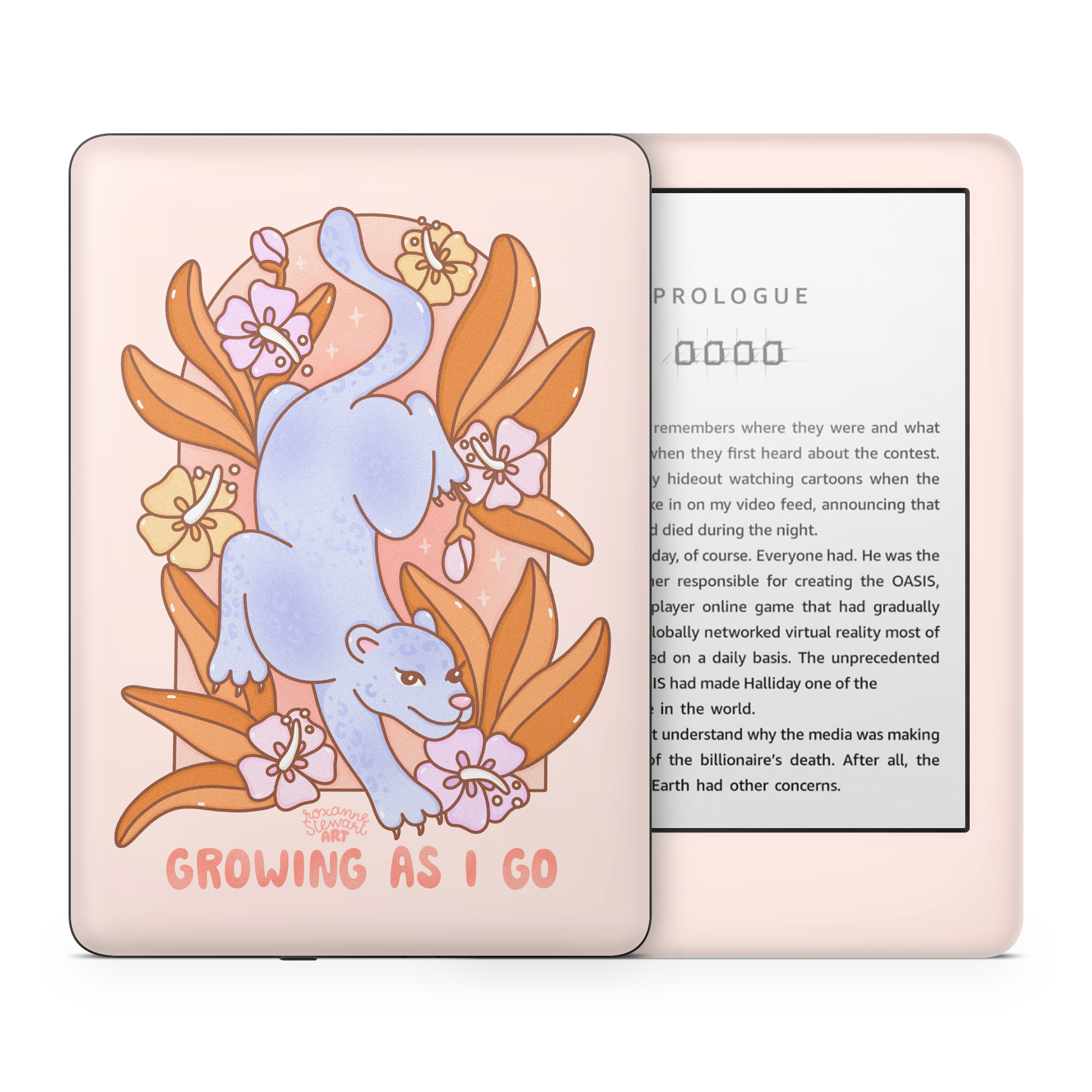 Growing As I Go Kindle Skin