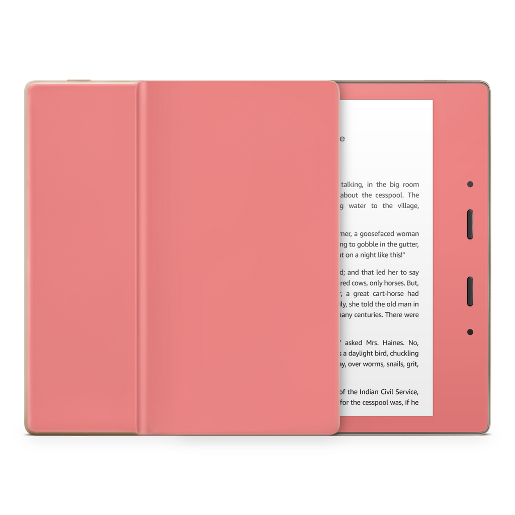 Light Coral Kindle eReader Skin