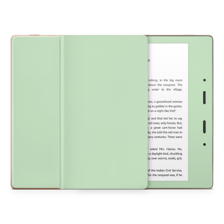 Pale Mint Kindle eReader Skin