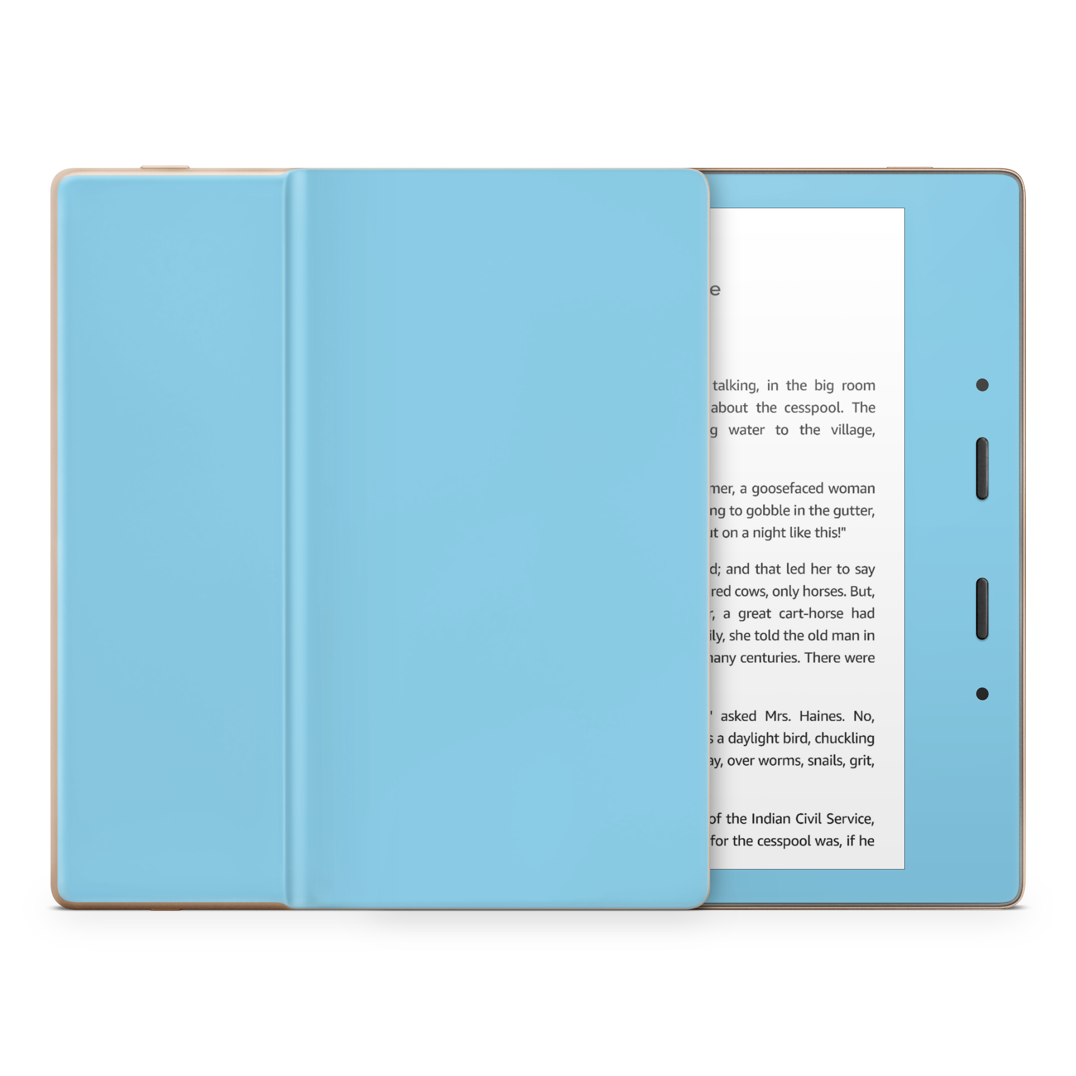 Sky Blue Kindle eReader Skin