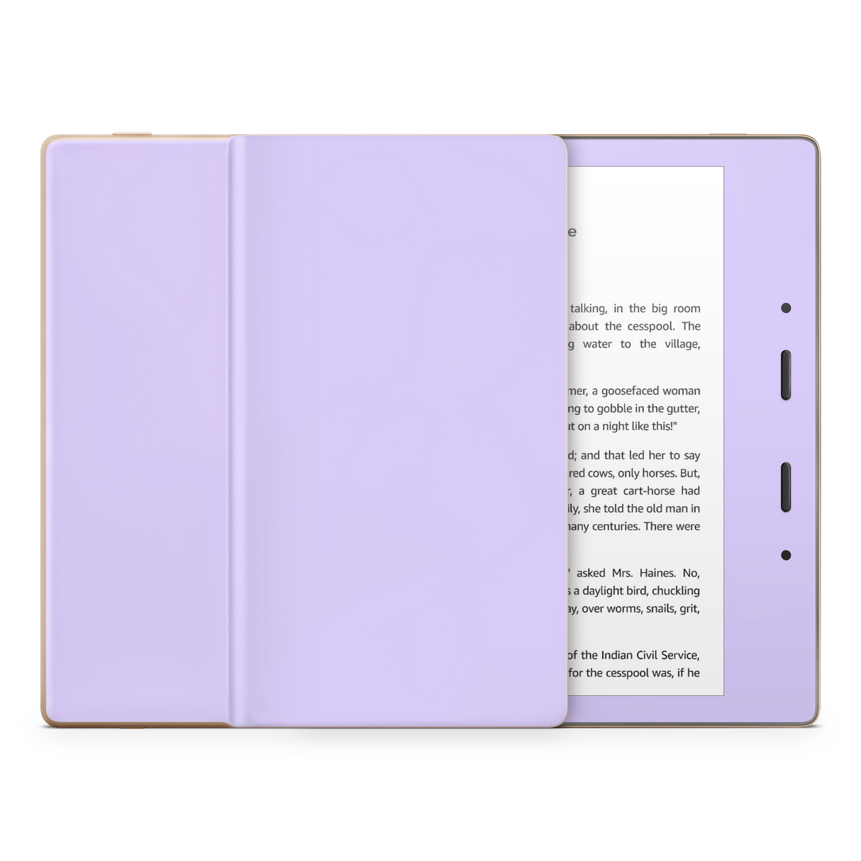 Light Lavender Kindle eReader Skin