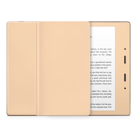 Pale Peach Kindle eReader Skin