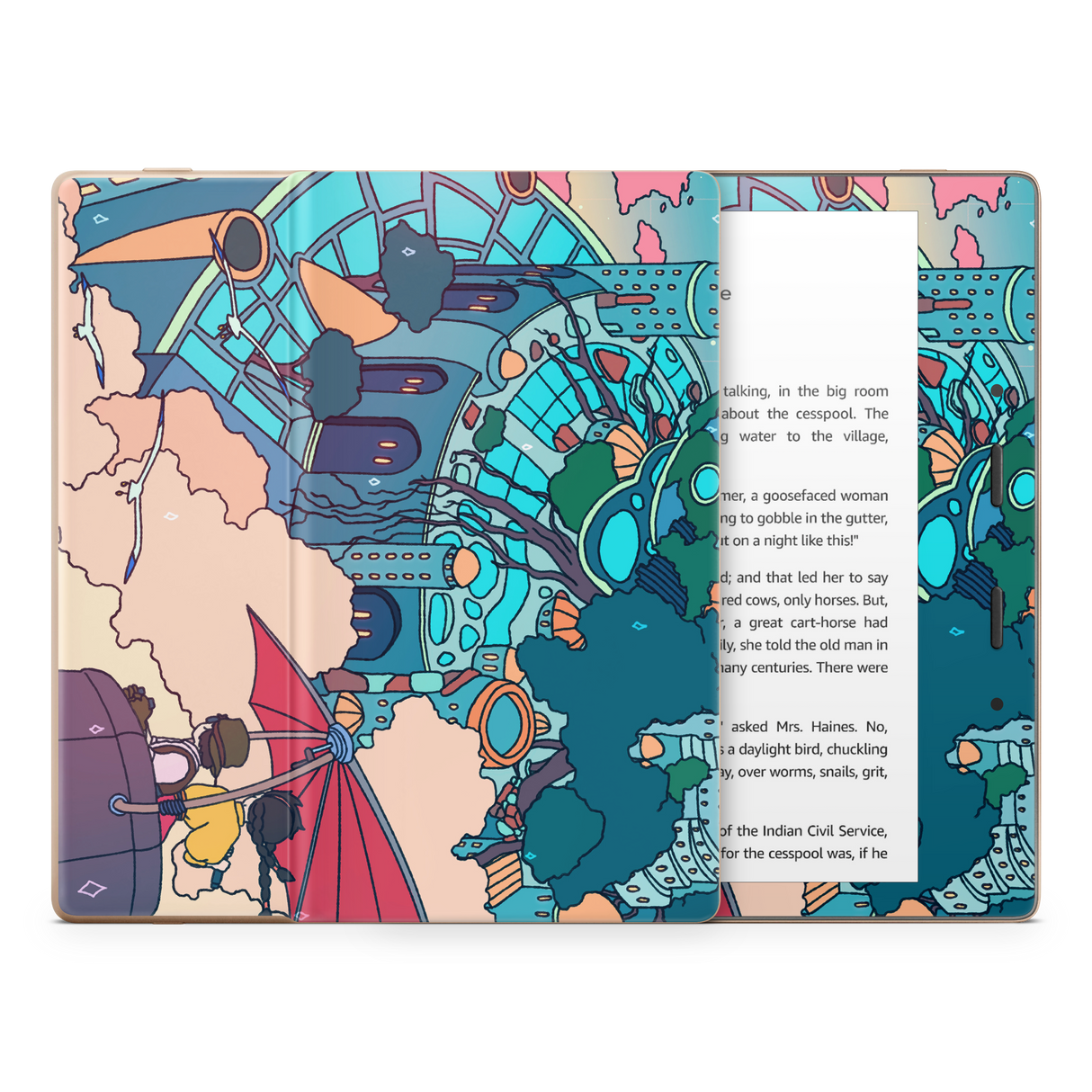 Castle in the Sky Kindle Skin