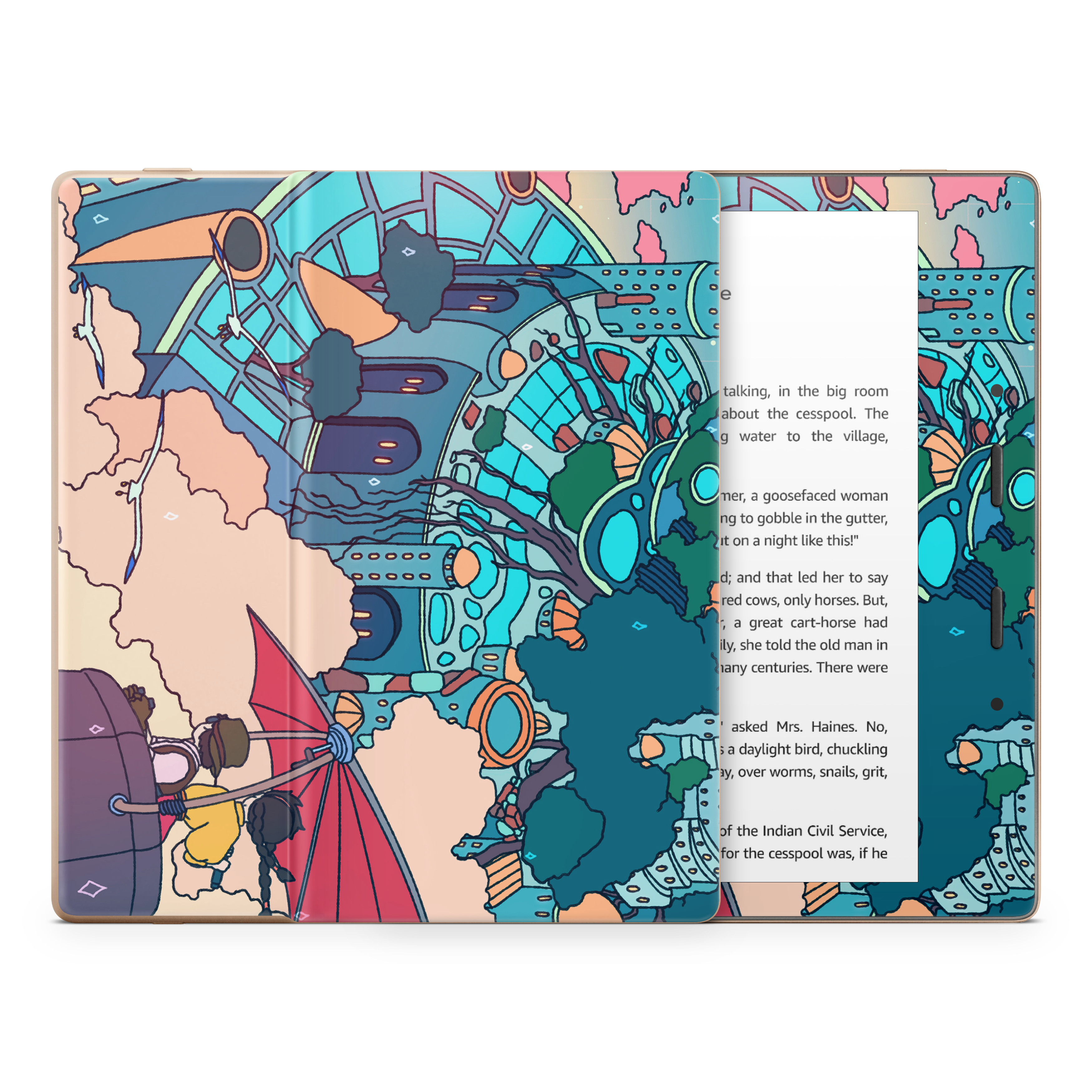 Castle in the Sky Kindle Skin