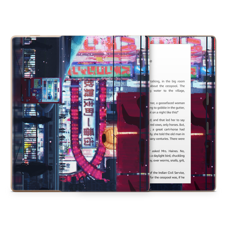 Cyberpunk Streets Kindle Skin